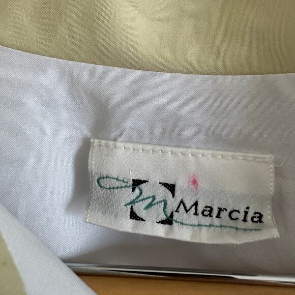 MARCIA | 80s Vintage Pastel Windbreaker \ Full Zip Granny Windbreaker | Large - Picture 7 of 8